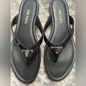 Prada thong sandals - worn once size 38